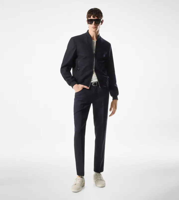 LIGHT FELT BOMBER NAVY online